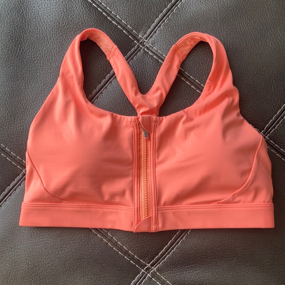 Athleta Ultimate Zip Front Bra Medium